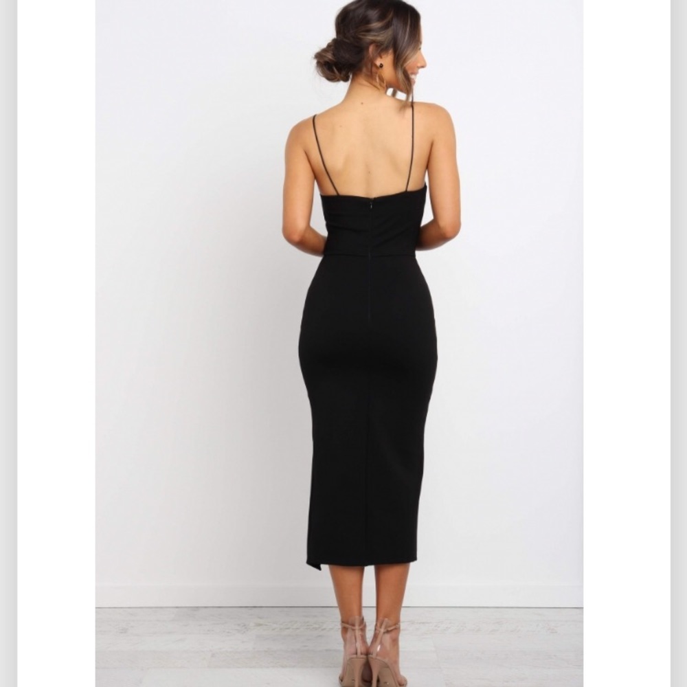 Asymmetrical top midi dress - Picture 3 of 8